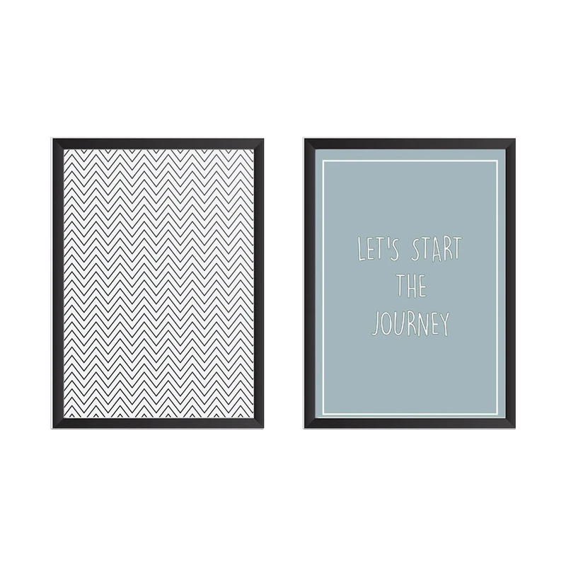 تابلو 2 تکه وینا مدل Journey II