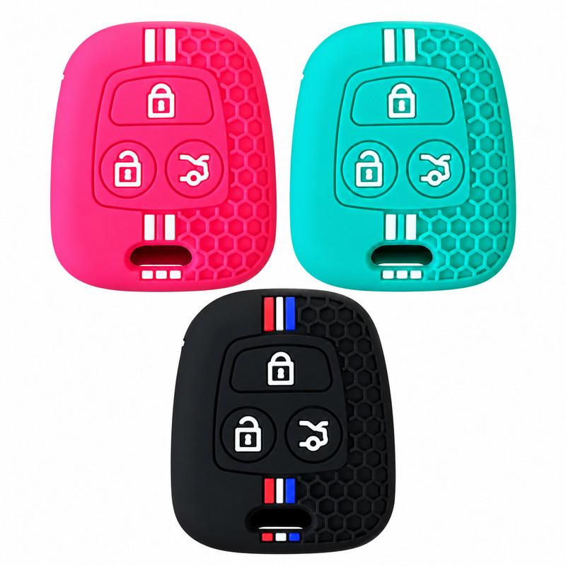 کاور ریموت و سوئیچ خودرو چیکال مدل ژله ای کد P-1195 مناسب برای دنا