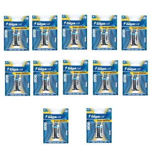 باتری نیم قلم گیگاسل مدل Super Alkaline  بسته 24عددی