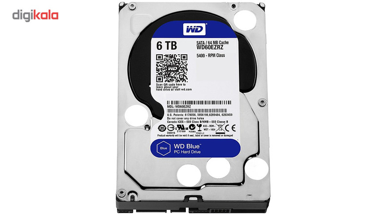 هارددیسک اینترنال وسترن دیجیتال مدل Blue WD60EZRZ ظرفیت 6 ترابایت 3
