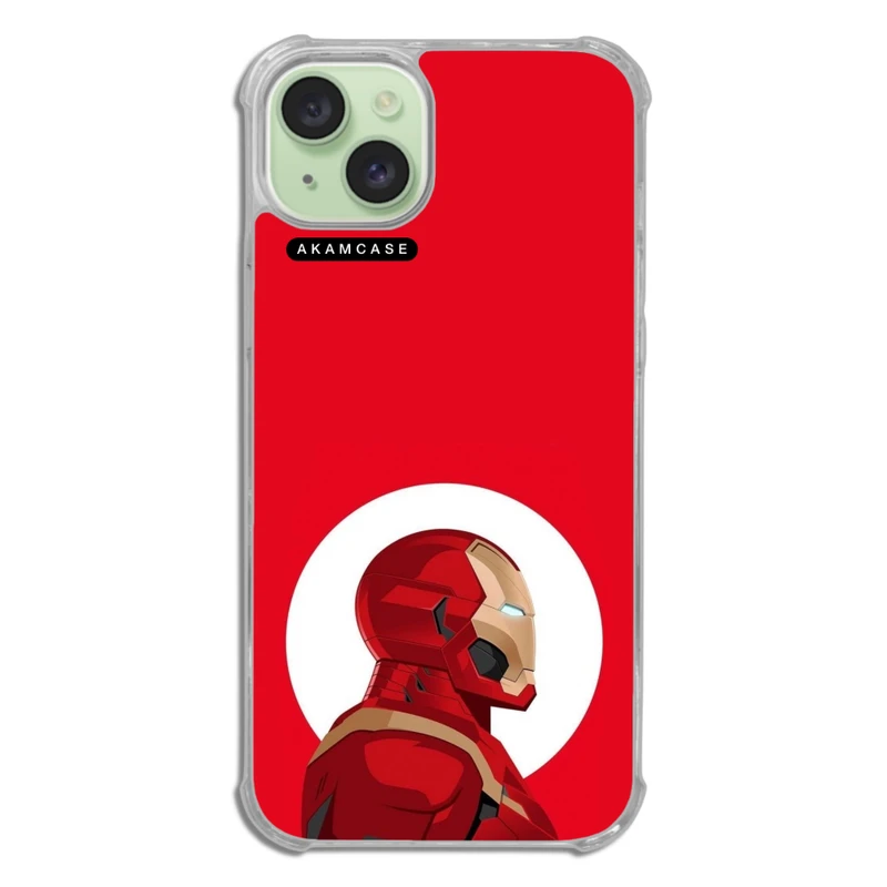 کاور آکام مدل AMCWTA15PLUS-IRON MAN11 مناسب برای گوشی موبایل اپل iPhone 15 Plus