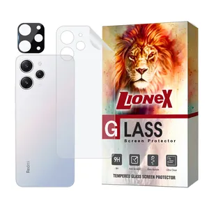 Lionex MTBFULL Nano Back Protector For Redmi 12 4G / Redmi 12 5G With Camera Lens Protector