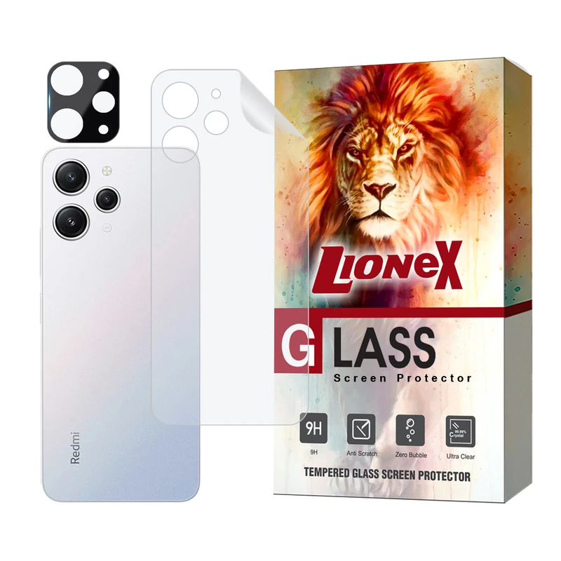 محافظ پشت گوشی لایونکس مدل MTBFULL مناسب برای گوشی موبایل شیائومی Redmi 12 4G / Redmi 12 5G به همراه محافظ لنز 