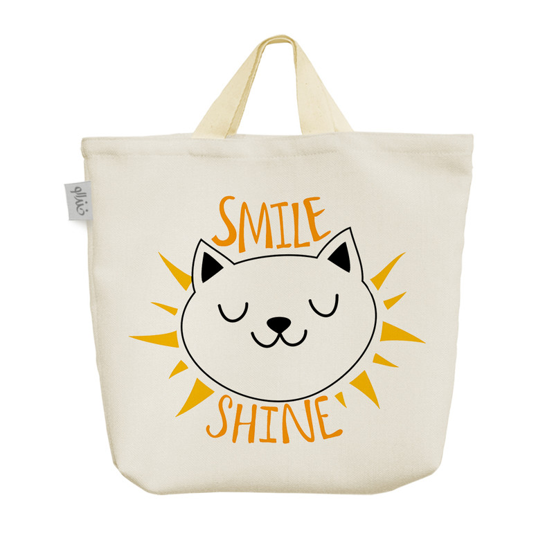 ساک خرید خندالو مدل گربه کد 1847