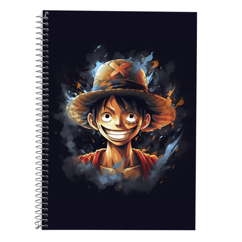 دفتر زبان 50 برگ مدوپد مدل سه خط طرح وان پیس One Piece کد DF10717