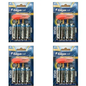 باتری قلمی گیگاسل مدل Super Alkaline بسته 16عددی