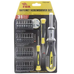 پیچ گوشتی فاکس مدل FX031008 مجموعه 31 پارچه