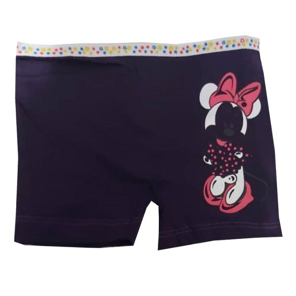 شورت دخترانه طرح میکی رنگ تیره