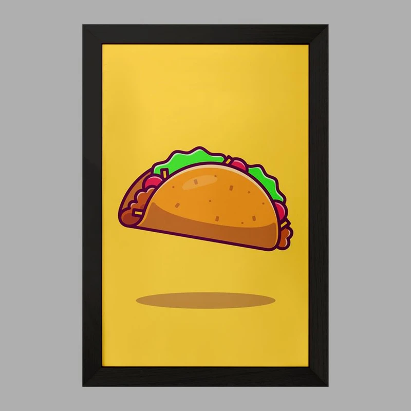 تابلو خندالو مدل فست فود تاکو کد 29466