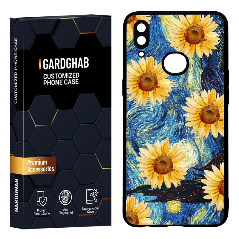 کاور گارد قاب مدل دور ژله ای هنری مناسب برای گوشی موبایل سامسونگ Galaxy A10s