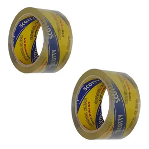 چسب پهن اسکتی مدل Crystal Clear کد 02 عرض 4.8 سانتی متری بسته 2 عددی