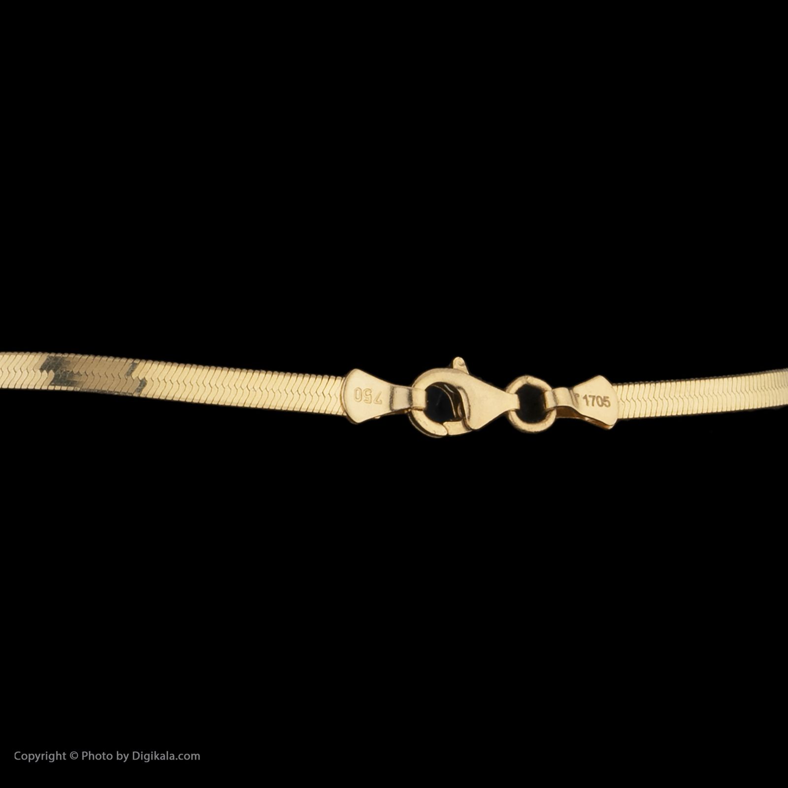 گردنبند طلا 18 عیار زنانه مایا ماهک مدل MM1718 طرح نفرتیتی-هرینگبون -  - 4