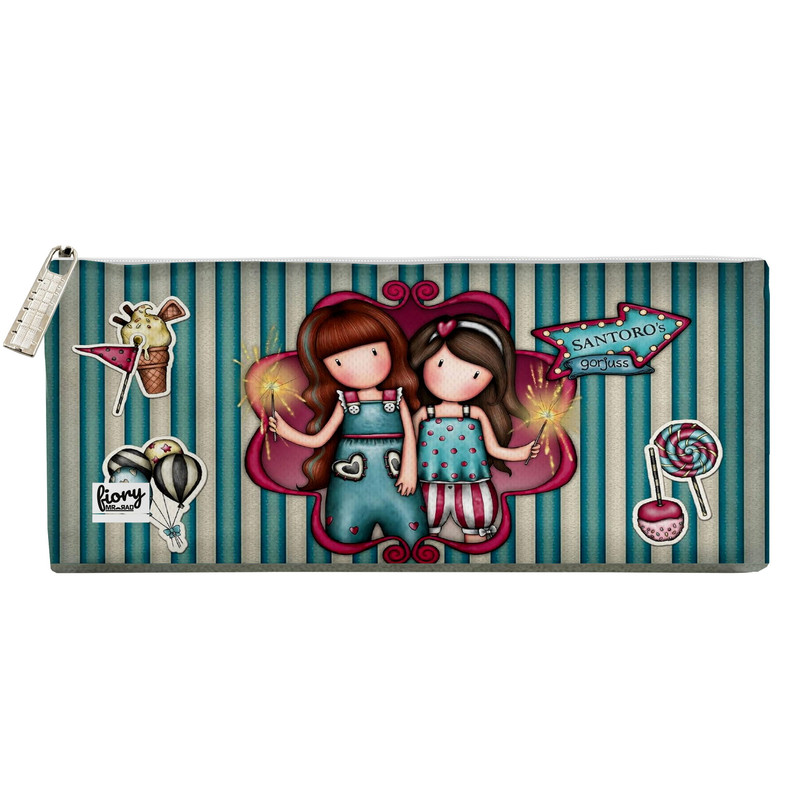 جامدادی مستر راد مدل دختران فانتزی کد 2762 fiory