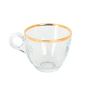 فنجان بلینک مکس مدل چری لب طلایی کد 95 بسته 6 عددی