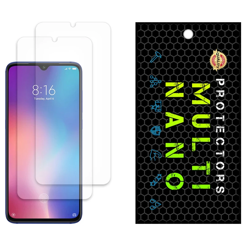 محافظ صفحه نمایش مات مولتی نانو مدل X-S2M مناسب برای گوشی موبایل شیائومی Mi 9 Pro 5G بسته دو عددی