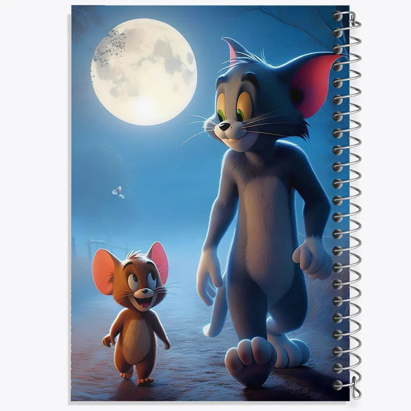 دفتر شطرنجی 50 برگ خندالو طرح تام و جری کد N1982