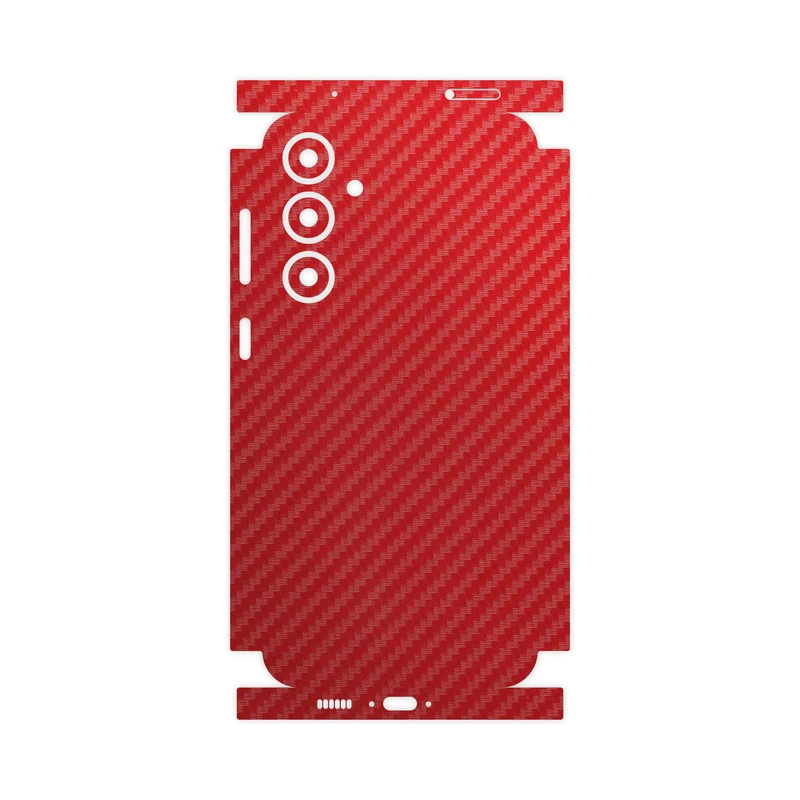 برچسب پوششی ماهوت مدل Red-Fiber-FullSkin مناسب برای گوشی موبایل سامسونگ Galaxy S23 FE