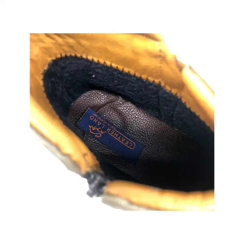 نیم بوت زنانه سرزمین چرم مدل 5239 رنگ قهوه ای