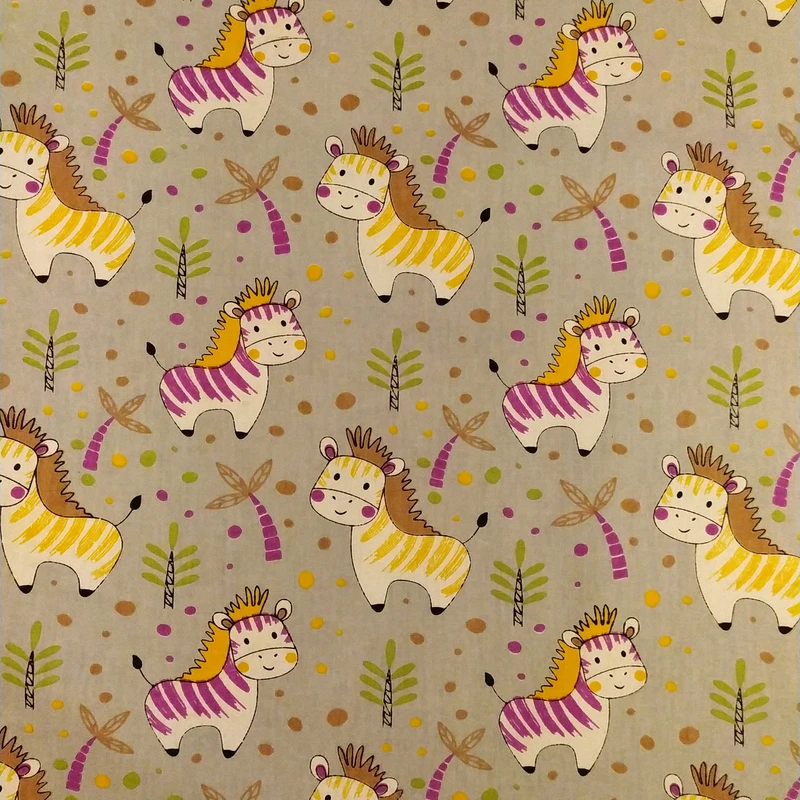 پارچه ملحفه عرض 1.45 متر نساجی بروجرد مدل جنگلی رنگ طوسی