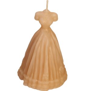 نقد و بررسی شمع دست ساز مدل لباس عروس توسط خریداران