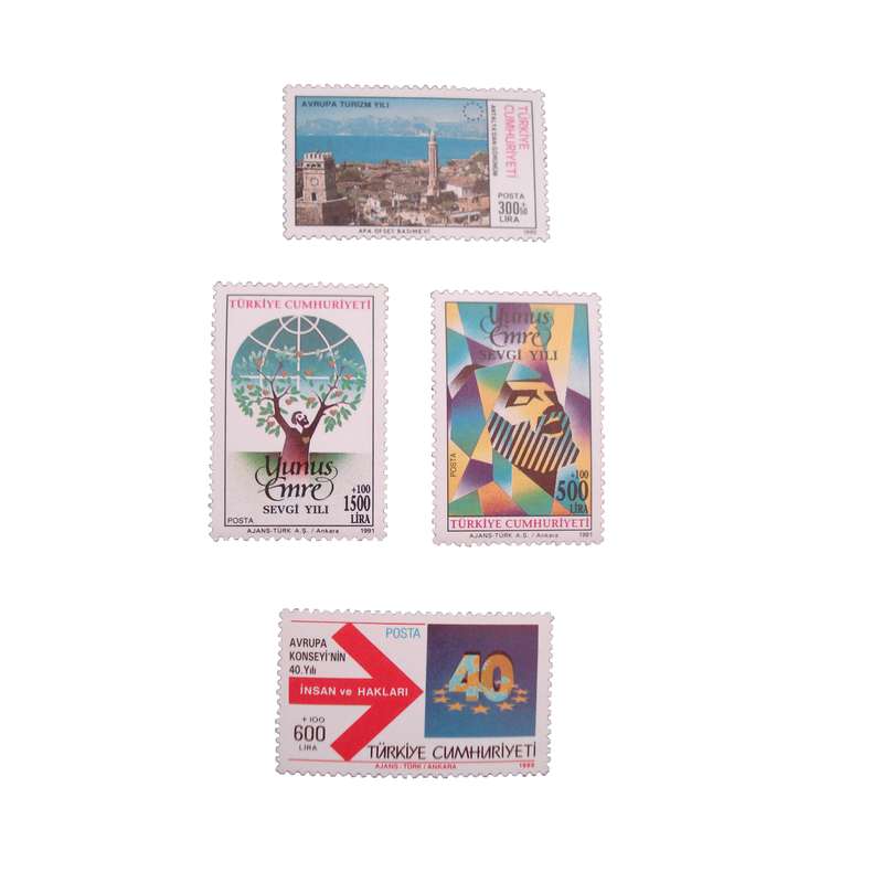 تمبر یادگاری مدل ملل کد DS1531 مجموعه چهار عددی