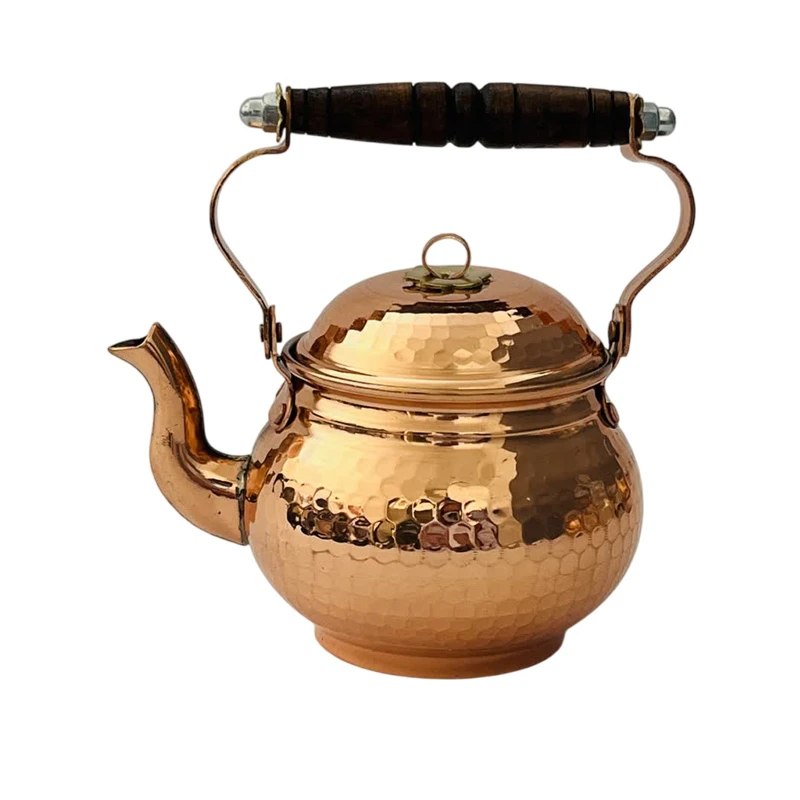 قوری مسی مدل زعفران دم کن کد ZH290.1 