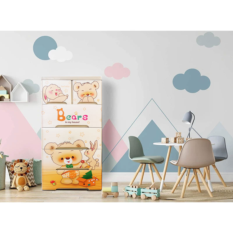 فایل کشویی الوند پلاستیک  طرح خرس کد KH-755