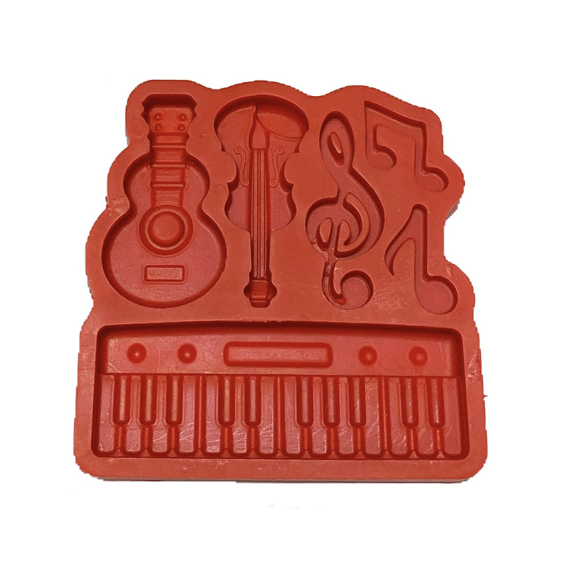 قالب شکلات مدل مالد فوندانت طرح مولد ابزار موسیقی کد M98