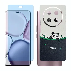 Glass Together model matte anti bluescreen protector suitable for Honor X9c mobile phone with back cover sticker
