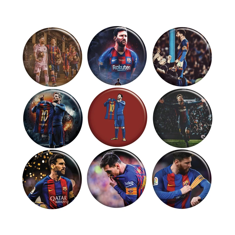 پیکسل ابیگل طرح لیونل مسی آرژانتین بارسلونا کد 007 مجموعه 9 عددی