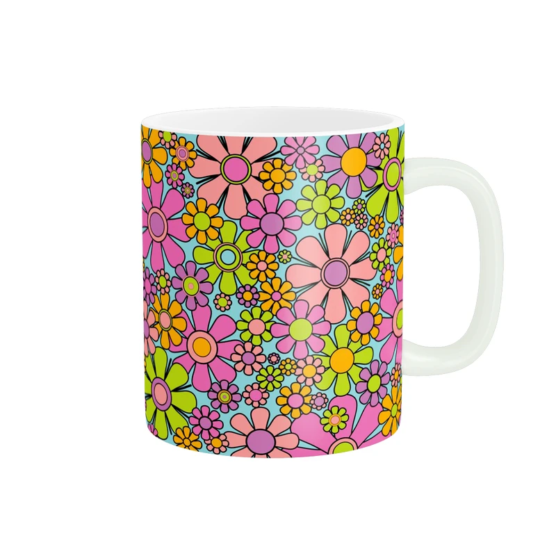 ماگ پاد آفرین طرح گل کد 2826