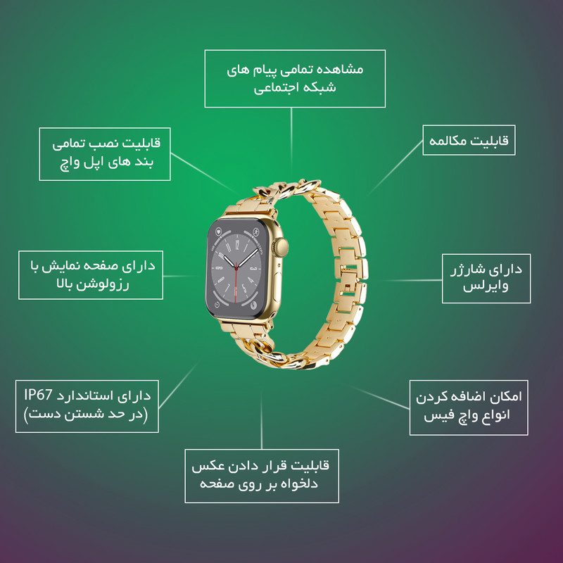 ساعت هوشمند مدل ZPLUS CRT W6