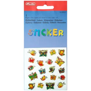 استیکر دیواری کودک مدل پروانه رنگی کد 099