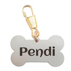 پلاک شناسایی حیوانات مدل استخوان طرح Pendi