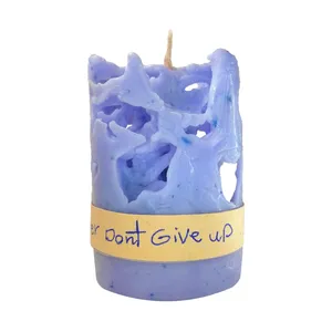 شمع دست ساز مدل یخی