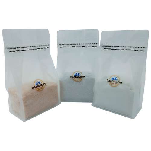 نمک صورتی و دل نمک و نمک آبی پودری دماوند - بسته 3 عددی