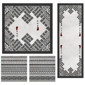 ست رومیزی 4 تکه شمسه نگار مدل TrS661