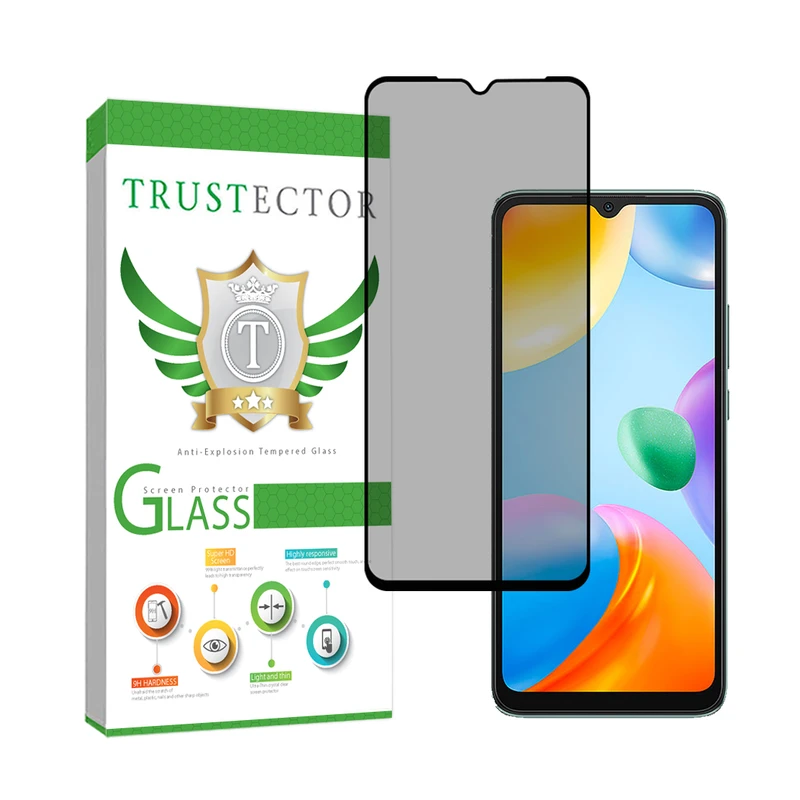 محافظ صفحه نمایش تراستکتور مدل PRIVFULLT مناسب برای گوشی موبایل شیائومی Redmi 10C / Redmi 10 India / Redmi 10 Power / Redmi 12C / Poco C55 / Redmi A3
