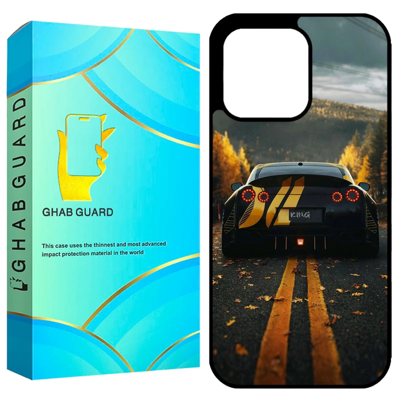 کاور قاب گارد طرح ماشین مدل GCHP15PM مناسب برای گوشی موبایل اپل iPhone 15 Pro Max