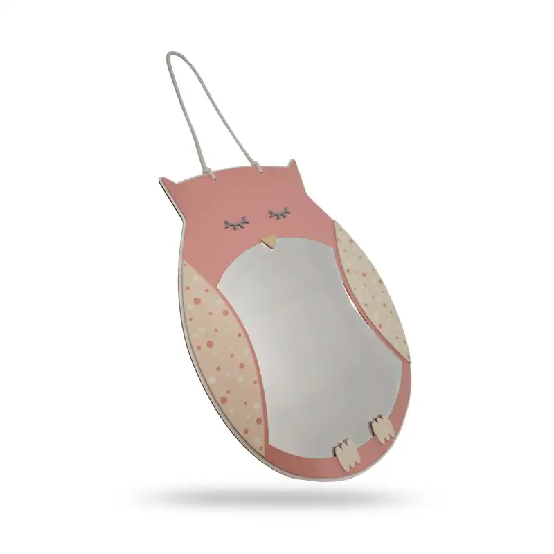 آینه دکوراتیو طرح جغد مدل MKids33D