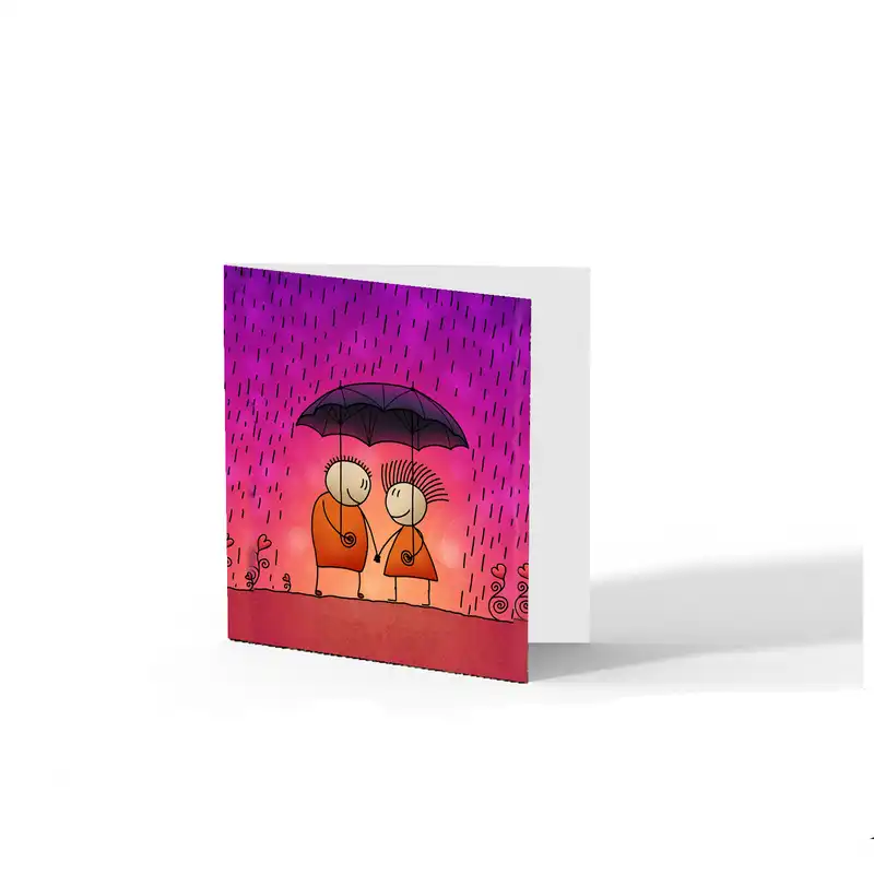 کارت پستال کاف پستال طرح عاشقانه کد Kaf_S1001