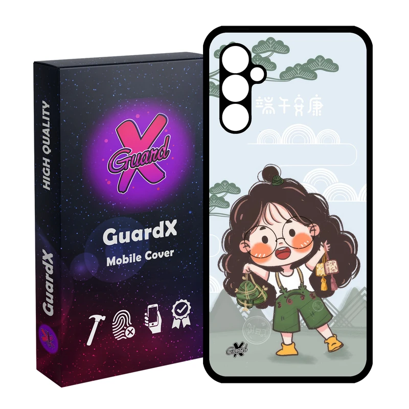 کاور گارد ایکس طرح دختر مدل Glass10664 مناسب برای گوشی موبایل سامسونگ Galaxy A24/A24 4G/M34 5G