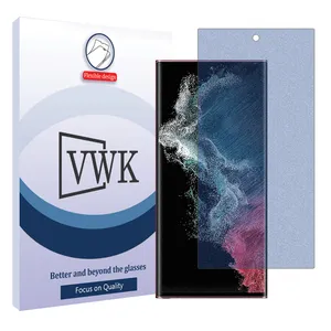 VWK Tough model Matte anti-blue screen protector suitable for Samsung Galaxy S22 Ultra 5G mobile phone