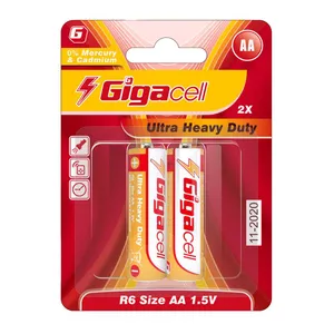 باتری قلمی گیگاسل مدل Ultra Heavy Duty بسته 2 عددی