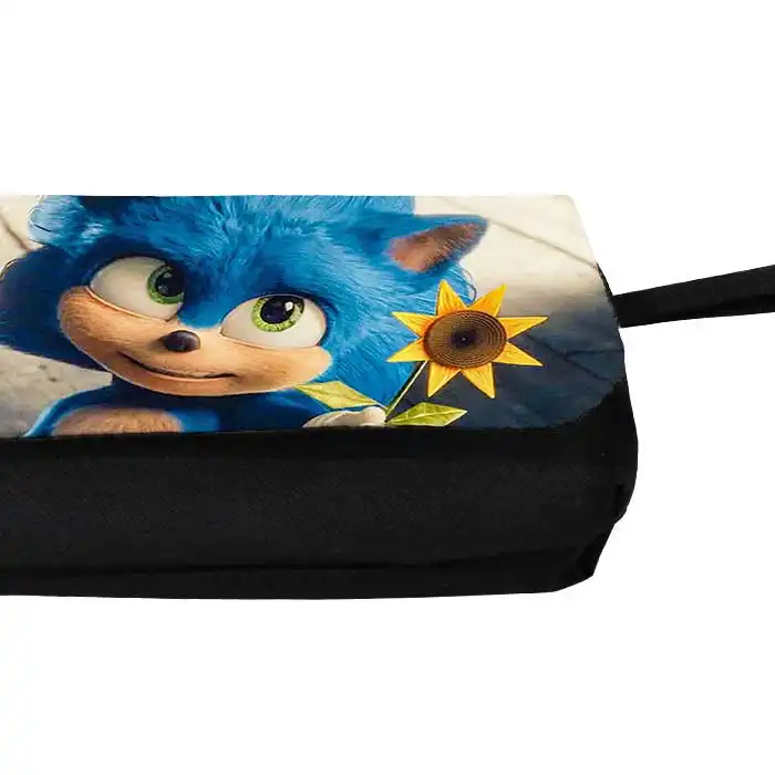 جامدادی مدل دوزیپ طرح سونیک خار پشت کد NI621