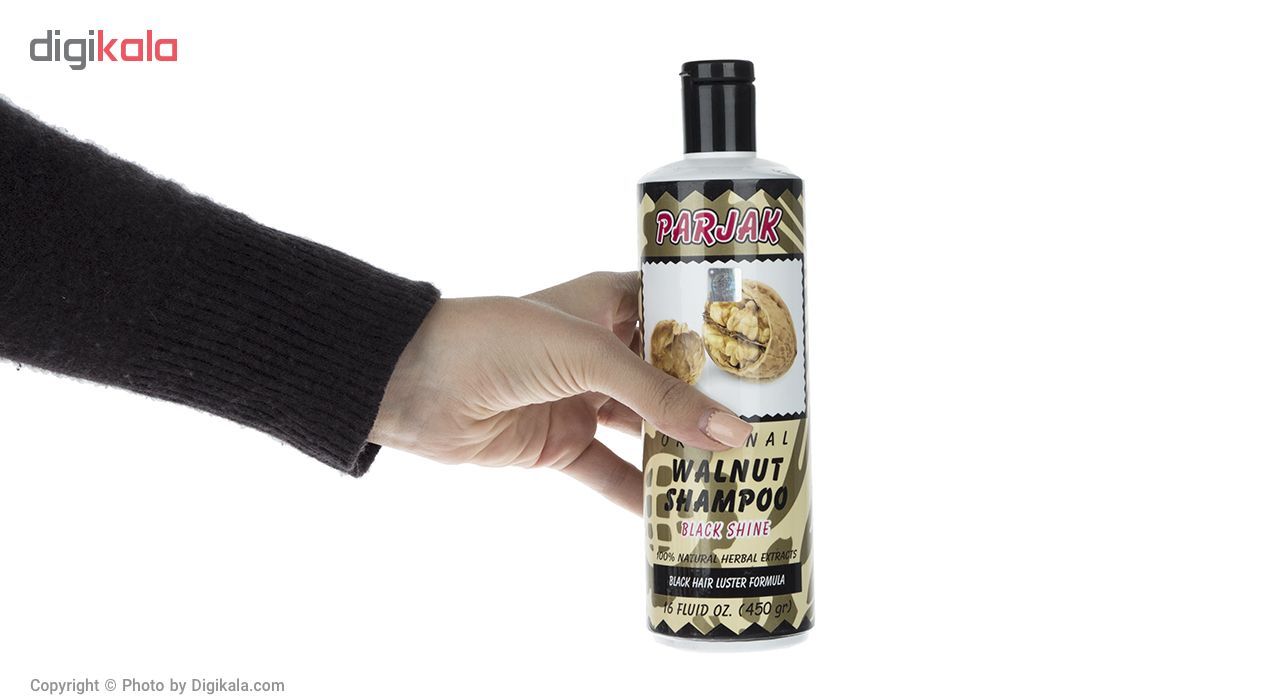 شامپو پرژک مدل گردو حجم 450 میلی‌لیتر -  - 8