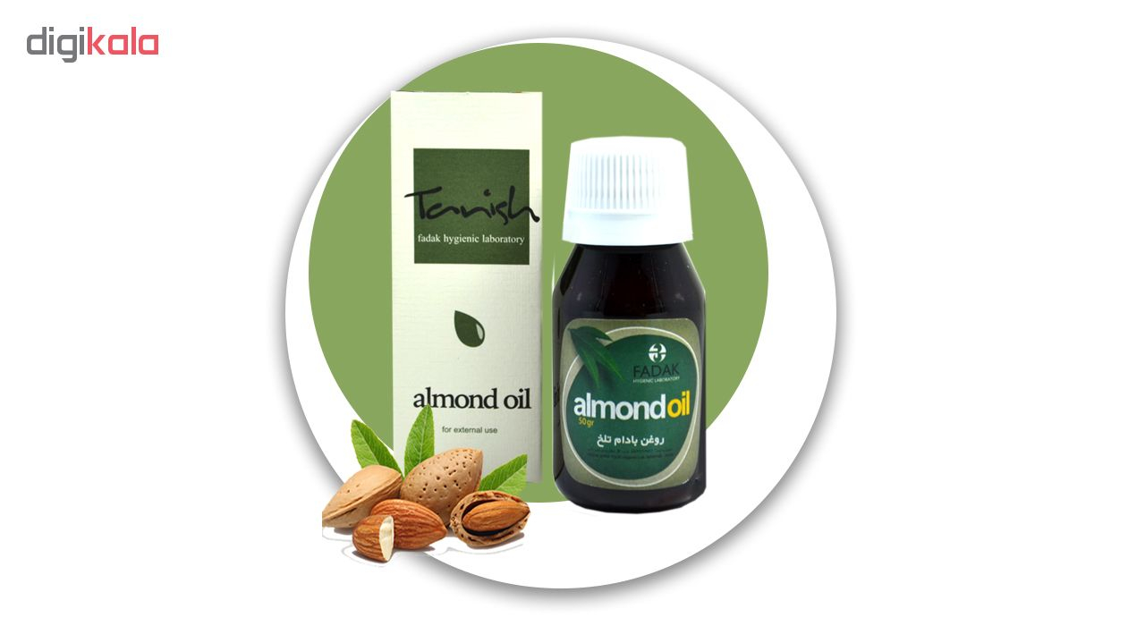  روغن بادام تلخ تنیش مدل Almond oil حجم 50 میلی لیتر مجموعه دو عددی