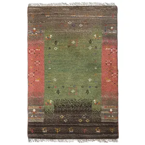 گبه دستباف نیم متری کد 81