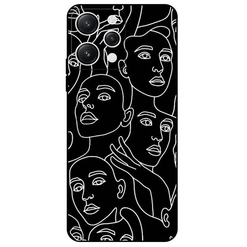 کاور مگافون طرح دخترانه مدل 7762 مناسب برای گوشی موبایل شیائومی Redmi 12 4G