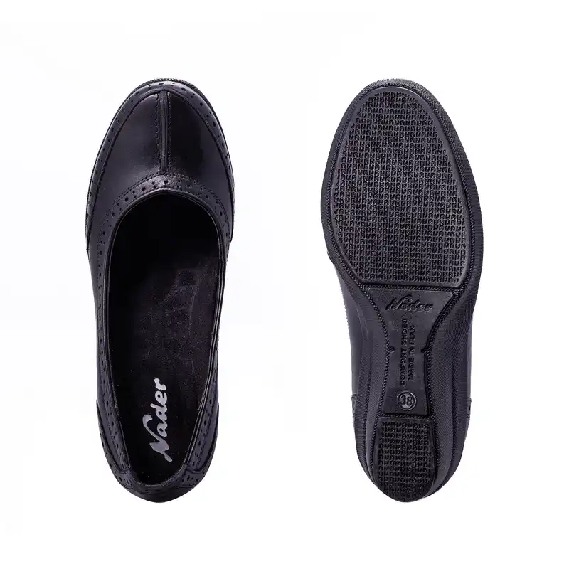 کفش روزمره زنانه مدل نادر مدل نغمه کد 609 رنگ مشکی